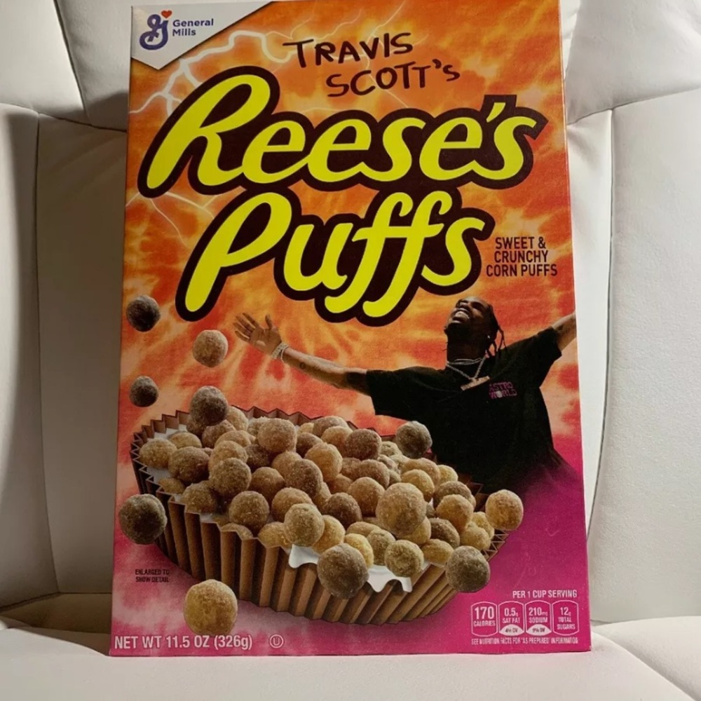 Travis Scott Reece’s Puff Cereal Box Regular Size